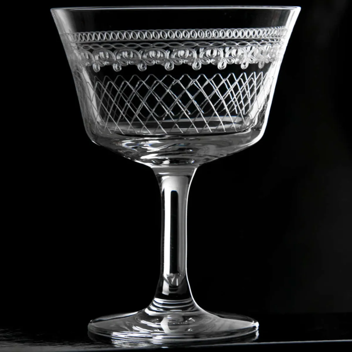 Discount Cocktailglas Retro Fizz | 1910er Verzierung - 200 ml Cocktail-Schalen