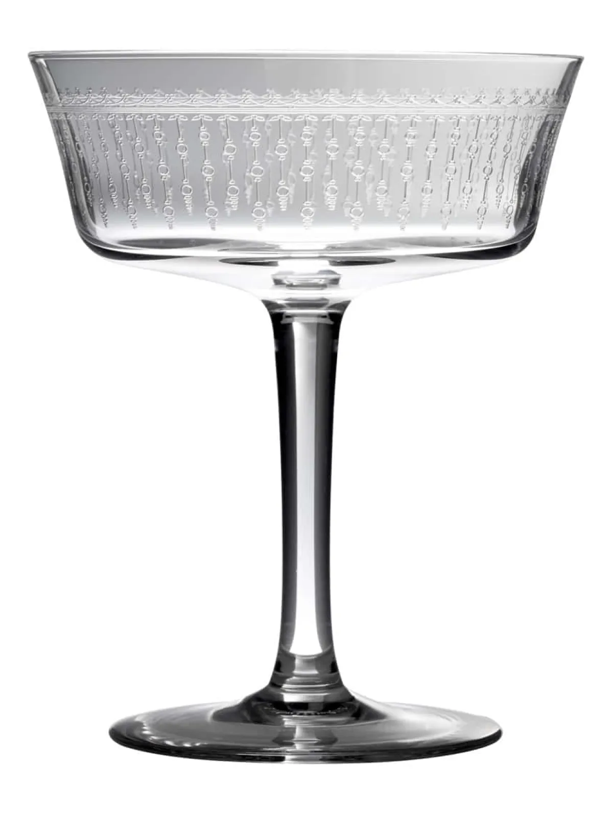 Hot Cocktailglas Retro Fizzio | 1920er Verzierung - 260 ml Cocktail-Schalen