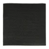 Best Cocktail-Serviette 20x20 cm | Schwarz – ¼ Falz – 2-lagig (125 Stk) Servietten