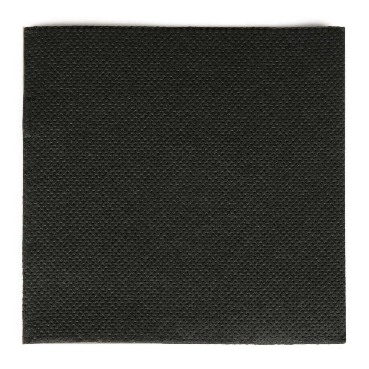 Best Cocktail-Serviette 20x20 cm | Schwarz – ¼ Falz – 2-lagig (125 Stk) Servietten