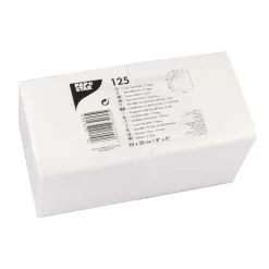 Clearance Cocktail-Serviette 20x20 cm | Weiß – ¼ Falz – 2-lagig (125 Stk) Servietten