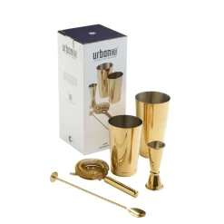 Discount Cocktailset 5-teilig - Geschenkbox | Gold Cocktailset