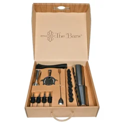 Best Cocktailset 18-teilig - Geschenkbox | Silber Cocktailset