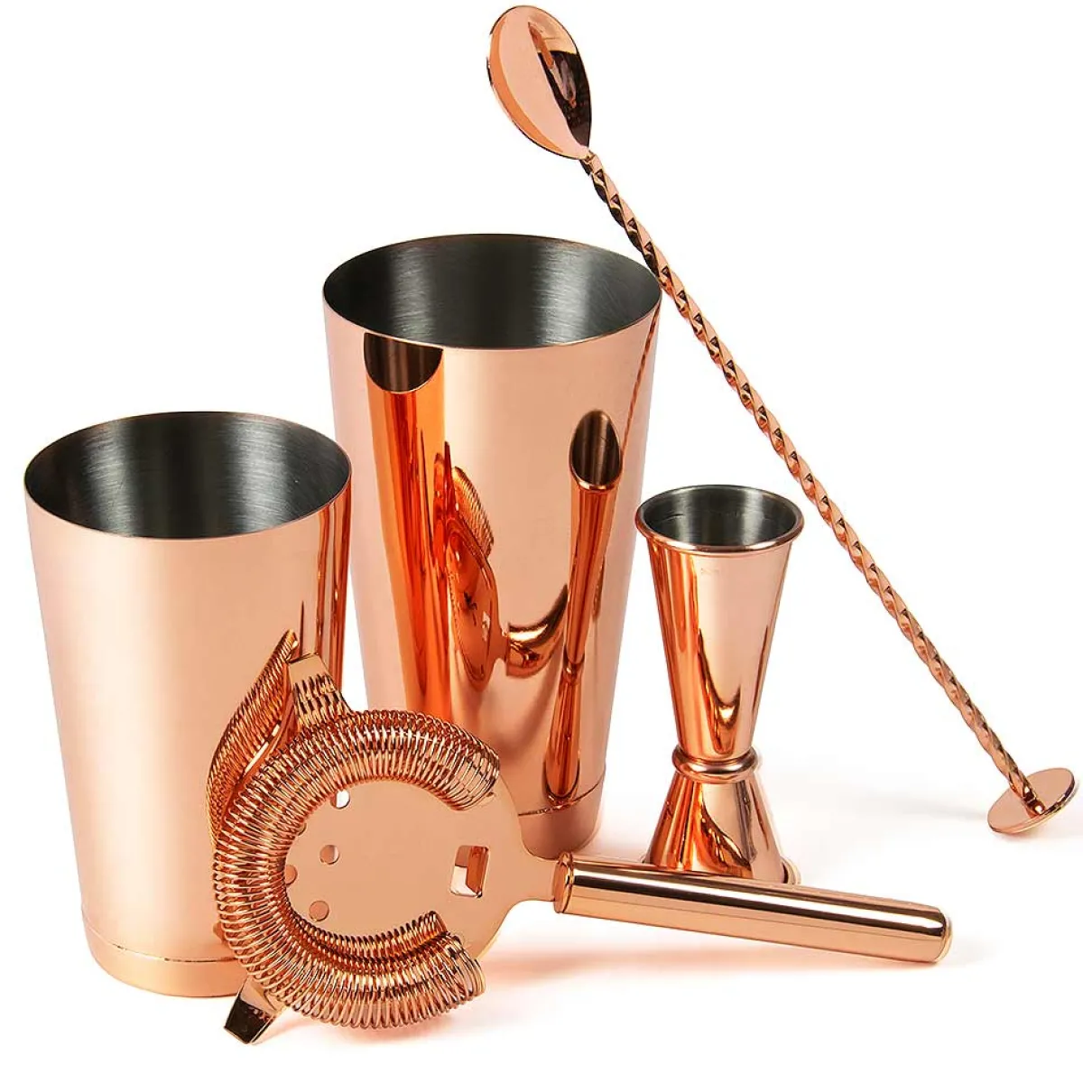 Sale Cocktailset 5-teilig - Geschenkbox | Kupfer Cocktailset