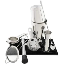 Discount Cocktailset Tin in Tin 2 - Silber Cocktailset
