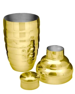 Outlet Cocktailshaker Bomber | dreiteilig - 500 ml - Gold Cocktailshaker