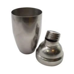 Outlet Cocktailshaker dreiteilig | 500 ml - Vintage Silber Cocktailshaker