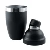 New Cocktailshaker dreiteilig | 500 ml - Matt Schwarz Cocktailshaker