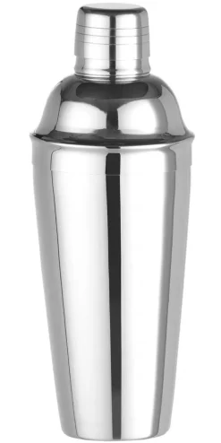 Online Cocktail-Shaker Edelstahl | 3teilig - 0,75l - Silber Cocktailshaker