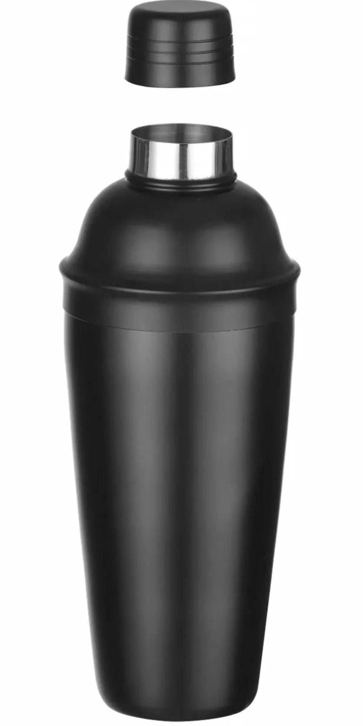 Cocktail-Shaker Edelstahl | 3teilig - 0,75l - Schwarz matt Cocktailshaker