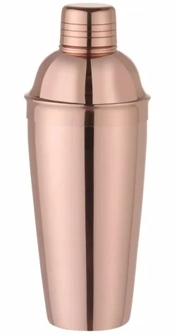 Discount Cocktail-Shaker Edelstahl | 3teilig - 0,75l - Kupfer Cocktailshaker