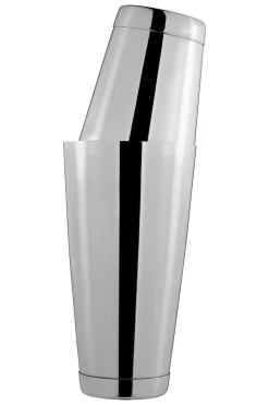 Discount Cocktailshaker Tin-in-Tin | mit Bodenkappe - Silber Cocktailshaker