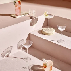 Hot Coupe Cocktailschale | Savage - Nude | 220 ml (6 Stk) Fancy Cocktailgläser|Cocktail-Schalen