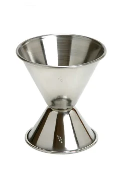 Best Doppelbarmaß Edelstahl | 35/50 ml - Silber Barmaß - Jigger