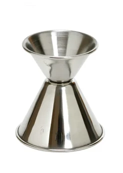 Best Doppelbarmaß Edelstahl | 35/50 ml - Silber Barmaß - Jigger