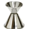 Hot Doppelbarmaß Edelstahl | 20/40 ml - Silber Barmaß - Jigger