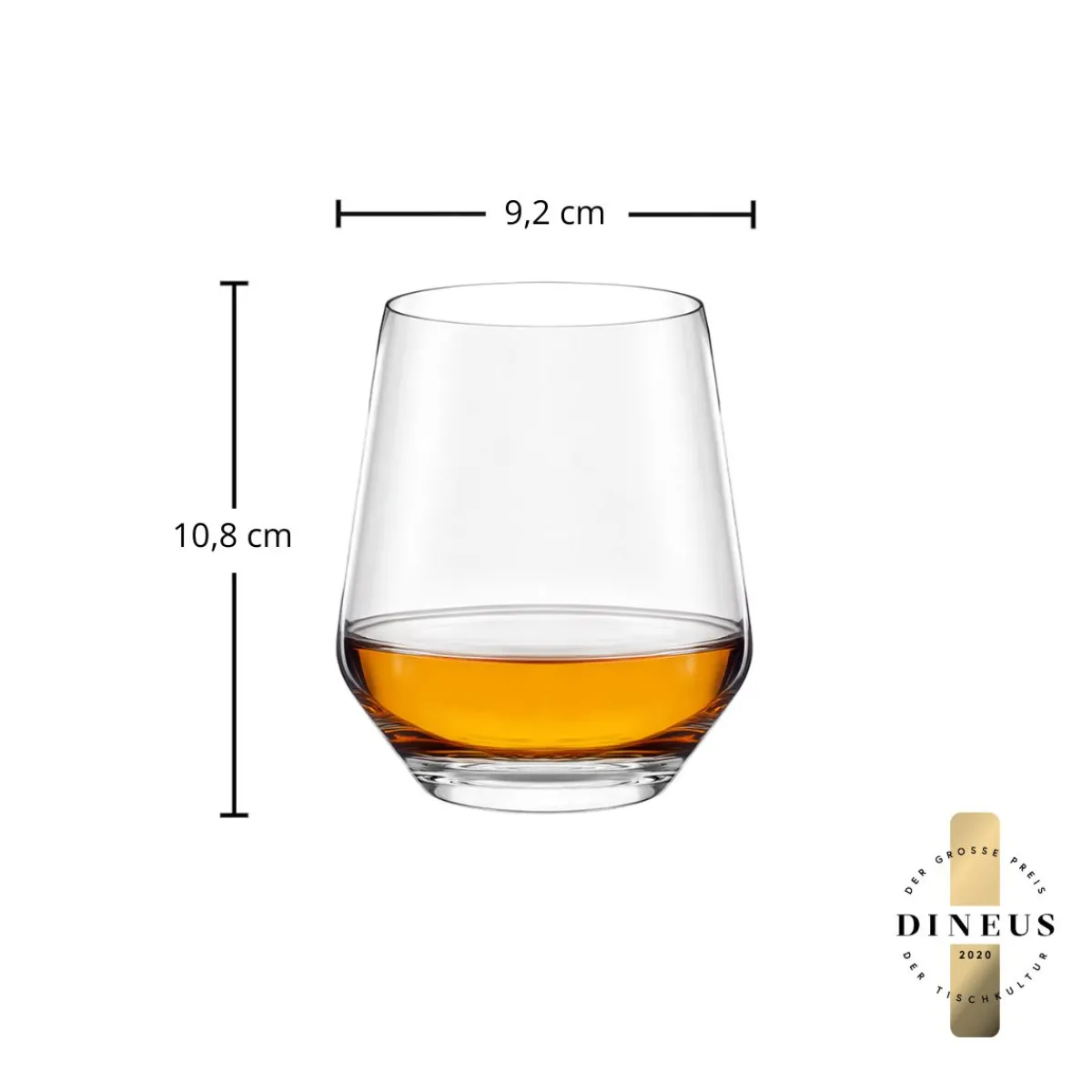 Online Double Old Fashioned | Quatrophil - | 470 ml (6 Stk) Kristallgläser|Klare Wassergläser