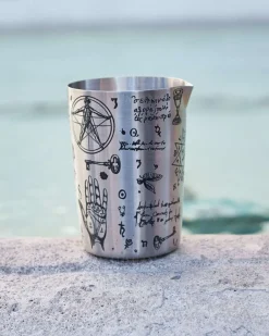 Hot Edelstahl Rührglas - Sakura Tattoo | 500 ml Cocktail Rührgläser