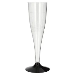 Sale Einweg-Sektgläser glasklar 0,1l | Ø 5 cm x 17,5 cm - Papstar (20 Stk) Kunststoffgläser