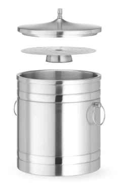 Eiseimer doppelwandig | Edelstahl - 5L Eiseimer