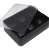 Hot Eiswürfelform mit Deckel – Platin Silikon – Lurch | 6 x 5 cm Eiswürfelformen