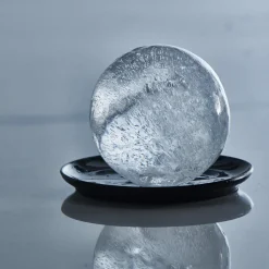 Eiswürfelform mit Deckel – Platin Silikon – große Kugeln | 2 x 6 cm Eiswürfelformen