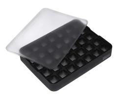 Clearance Eiswürfelform mit Deckel – Platin Silikon – Lurch | 35 x 2 cm Eiswürfelformen