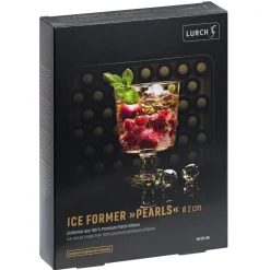 Hot Eiswürfelform mit Deckel – Platin Silikon – Kugeln | 42 x 2 cm Eiswürfelformen