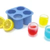New Eiswürfelform Shotglas rund | 4 Stück Eiswürfelformen