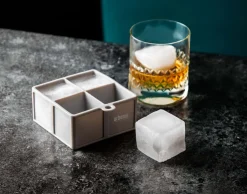 Eiswürfelform Silikon | 4 x 4,3 cm Eiswürfelformen