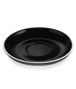 Online Espresso Doppio Untertasse - Italia Black | Schwarz - Ø 15,5 cm (6 Stk) Heißgetränke