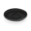 Best Espresso Untertasse - Italia Black | Schwarz - Ø 12,5 cm (6 Stk) Heißgetränke