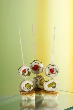 Clearance Fingerfood-Spieße gedrechselt | 15 cm - Papstar Pure (500 Stk) Cocktailspieße|Cocktailspieße & -Dekoration