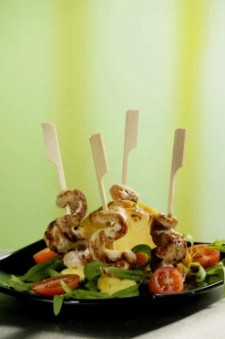 Best Fingerfood-Spieße "Golf" | 9 cm - Papstar Pure (250 Stk) Cocktailspieße|Cocktailspieße & -Dekoration