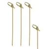 Outlet Fingerfood-Spieße "Knoten" | Natur - 18 cm - Papstar Pure (6 x 250 Stk) Cocktailspieße|Cocktailspieße & -Dekoration