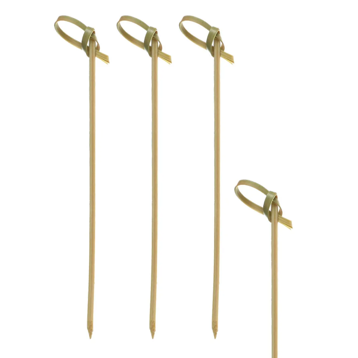 Outlet Fingerfood-Spieße "Knoten" | Natur - 18 cm - Papstar Pure (6 x 250 Stk) Cocktailspieße|Cocktailspieße & -Dekoration