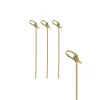 Fingerfood-Spieße "Knoten" | Natur - 6 cm - Papstar Pure (6 x 250 Stk) Cocktailspieße|Cocktailspieße & -Dekoration
