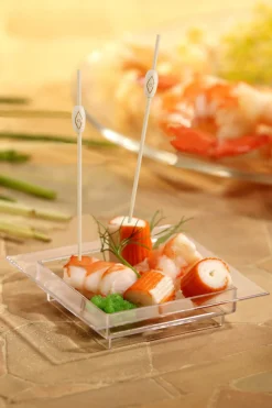 Outlet Fingerfood-Spieße "Mali" | 12 cm - Papstar Pure (100 Stk) Cocktailspieße|Cocktailspieße & -Dekoration
