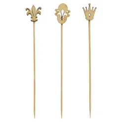 New Fingerfood-Spieße "Royal" | 12 cm - Papstar Pure (100 Stk) Cocktailspieße|Cocktailspieße & -Dekoration