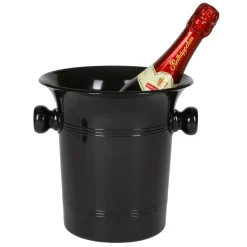 Hot Flaschenkühler Classic | Schwarz glänzend Sekt- & Flaschenkühler