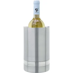 Best Flaschenkühler doppelwandig - Zierring | Edelstahl Sekt- & Flaschenkühler