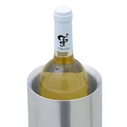 Best Flaschenkühler doppelwandig - Zierring | Edelstahl Sekt- & Flaschenkühler