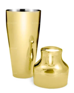 New French Shaker Chrono | 2 teilig - 550 ml - Gold Cocktailshaker