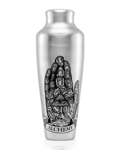 French Shaker Chrono Tattoo | 2 teilig - 550 ml - Destiny verziert Cocktailshaker