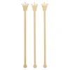 Hot Getränke-Quirle "Crown" | Bambus - 20 cm - Papstar Pure (100 Stk) Rührstäbchen