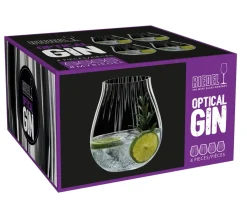 Hot Gin Set Optisch O | Mixing Set - Riedel | 760 ml (4 Stk) Gin & Tonic Gläser