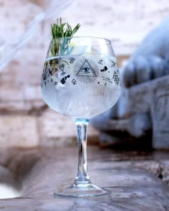 Best Gin Tonic Ballonglas - Alchemy Verzierung | 720 ml Gin & Tonic Gläser