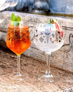 Best Gin Tonic Ballonglas - Alchemy Verzierung | 720 ml Gin & Tonic Gläser