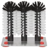 Best Glasspülbürste mit Metallboden | 3x18 cm Gläserspülbürsten