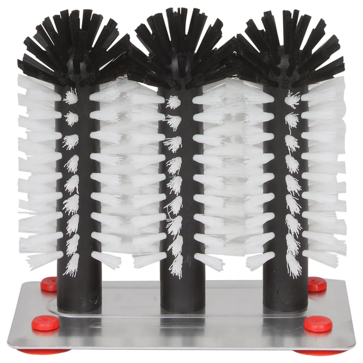 Best Glasspülbürste mit Metallboden | 3x18 cm Gläserspülbürsten